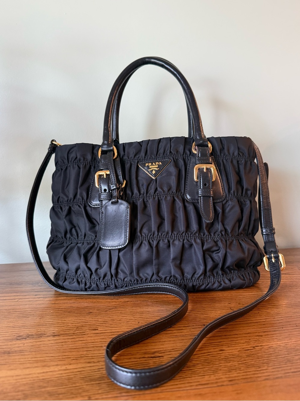 PRADA NYLON SHOULDER/CROSSBODY BAG - Picture 5 of 11